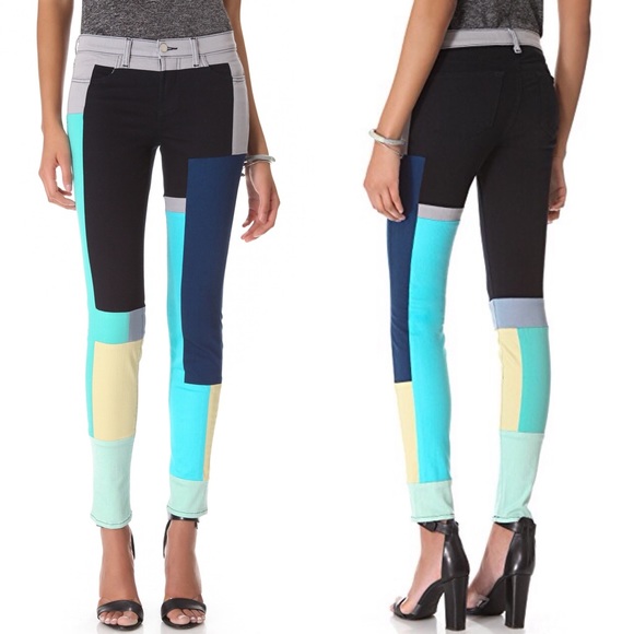 J Brand Colorblock Jeans | sz 25 - Picture 2 of 6